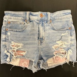 american eagle hi-rise shortie